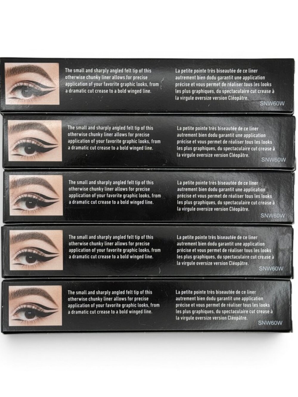 5 Pack NYX Thats The Point Liquid Eyeliner Super Edgy BLACK Satin Matte Felt Tip - Picture 2 of 4